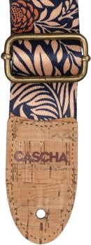 Ukulele Strap Cascha CUS-VC6 Vegan Cork Ukulele Strap Midnight Jungle - 5