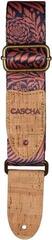 Ukulele Strap Cascha CUS-VC7 Vegan Cork Ukulele Strap Rose Jungle - 2