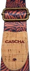 Ukulele Strap Cascha CUS-VC7 Vegan Cork Ukulele Strap Rose Jungle - 3