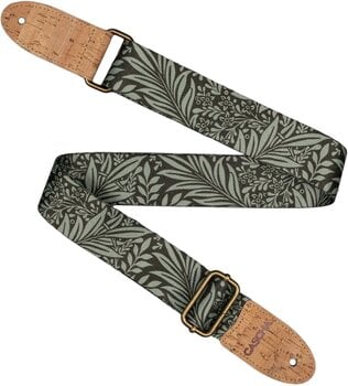 Ukulele Strap Cascha CUS-VC8 Vegan Cork Ukulele Strap Olive Jungle - 2