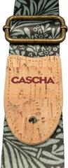 Ukulele Strap Cascha CUS-VC8 Vegan Cork Ukulele Strap Olive Jungle - 3