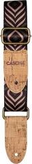 Ukulele Strap Cascha CUS-VC9 Vegan Cork Ukulele Strap Green Chevron - 2