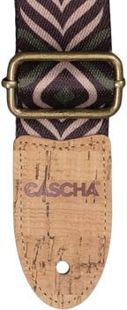 Jermen za ukulele Cascha CUS-VC9 Vegan Cork Jermen za ukulele Green Chevron - 5