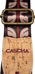 Ukulele Strap Cascha CUS-VC10 Vegan Cork Ukulele Strap Ethnic Red Stripes - 3