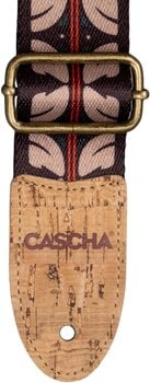 Sangle pour Ukulélés Cascha CUS-VC10 Vegan Cork Sangle pour Ukulélés Ethnic Red Stripes - 5