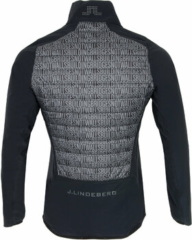Jacket J.Lindeberg Mens Hybrid Jacket Lux Softshell Black Buildning Bridges L - 2