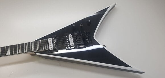 Elektrisk guitar Jackson JS32 King V AH Black with White Bevels Elektrisk guitar (Beskadiget) - 2