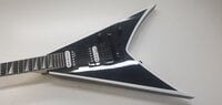 Jackson JS32 King V AH Black with White Bevels Chitarra Elettrica