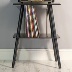 Möbel für LP-Schallplatten Crosley Manchester Möbel für Schallplatten Black - 2