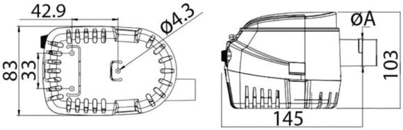 Pompa zęzowa Osculati Europump II G600 Pompa zęzowa - 3