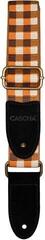 Ukulele Strap Cascha CUS-JW4 Jacquard Ukulele Strap Checkered Orange - 2