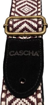 Riem voor ukelele Cascha CUS-JW6 Jacquard Riem voor ukelele Ethnic Brown & White - 4