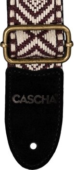 Ukulelen hihna Cascha CUS-JW6 Jacquard Ukulelen hihna Ethnic Brown & White - 5