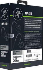 Auriculares Ear Loop Mackie MP-240 Black Auriculares Ear Loop - 4