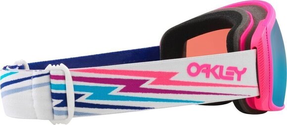 Ski-bril Oakley FLIGHT TRACKER 71057400 White Bolt/Prizm Snow Sapphire Iridium Ski-bril - 9