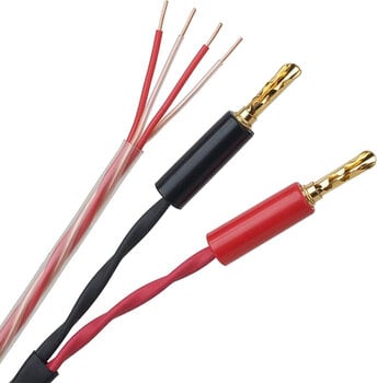 Hi-Fi Reproduktorový kabel
 Pro-Ject Connect it LS Flex Kit 3m 10 m Černá-Červená Hi-Fi Reproduktorový kabel - 2