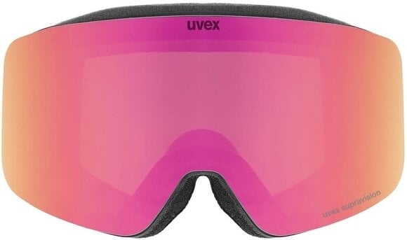 Ski Brillen UVEX Pwdr FM Black Mat/Mirror Pink Ski Brillen - 2