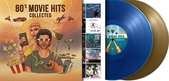 Vinylplade Various Artists - 80's Movie Hits Collected (180g) (Limited Edition) (Blue & Gold Coloured) (2 LP) - 2