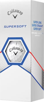 Μπάλες Γκολφ Callaway Supersoft 2023 White Slovak Flag Μπάλες Γκολφ - 4