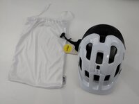 POC Axion Race MIPS Hydrogen White/Uranium Black Matt 51-54 Bike Helmet
