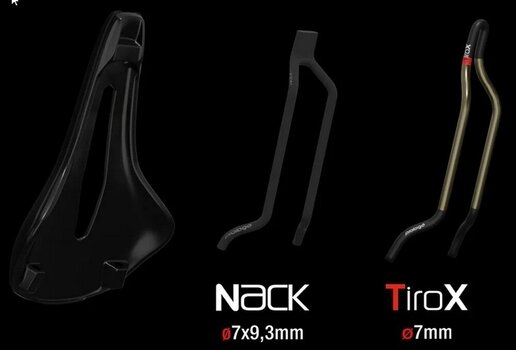 Saddle Prologo Nago R4 Pas Maillot Jaune Black 137 mm Tirox (Aluminum Titanium Alloy) Saddle - 7