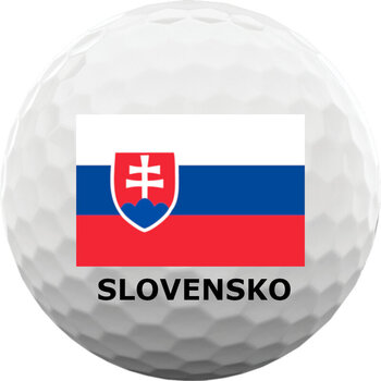 Μπάλες Γκολφ Callaway Supersoft 2023 White Slovak Flag Μπάλες Γκολφ - 5