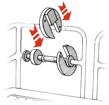 Echipament de salvare Osculati Line Drum Reel Plastic Echipament de salvare - 4