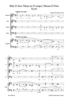 Sheet Music Bärenreiter Mše D dur op. 86 Sheet Music - 4