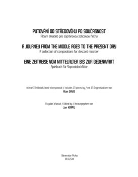 Notas Bärenreiter Putování od středověku po současnost Notas - 2