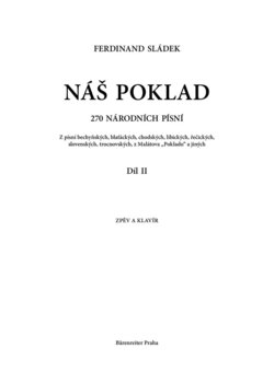 Noter Bärenreiter Náš poklad - díl II Noter - 2