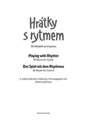 Noty Bärenreiter Hrátky s rytmem Noty - 1