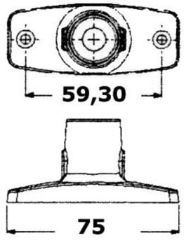 Positielicht voor boot Osculati Evoled 360° Plastic White Positielicht voor boot - 2