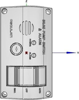 Interruptor de barco Osculati Switch Panel with Audible Alarm for Bilge Pumps 12 / 24 V Interruptor de barco - 5