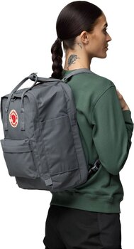 Lifestyle Backpack / Bag Fjällräven Kånken Laptop 15" Navy 18 L Backpack - 5