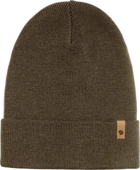 Lyžařská čepice Fjällräven Classic Knit Hat Dark Olive Lyžařská čepice - 2