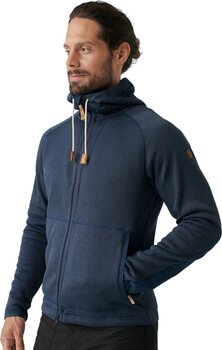 Casaco com capuz para exterior Fjällräven Övik Fleece Dark Grey 2XL Casaco com capuz para exterior - 9