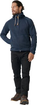 Hættetrøje til udendørs brug Fjällräven Övik Fleece Dark Grey 2XL Hættetrøje til udendørs brug - 10