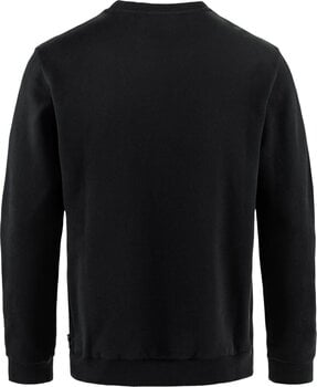 Ulkoiluhuppari Fjällräven Logo Sweater M Black S Ulkoiluhuppari - 2