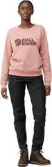 Outdoorová mikina Fjällräven Logo Sweater W Dark Navy/Chestnut - 5