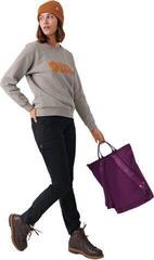 Outdoorová mikina Fjällräven Logo Sweater W Dark Navy/Chestnut - 4