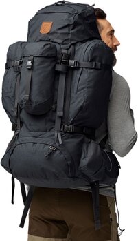 Utomhusryggsäck Fjällräven Kajka 75 Coal Black S/M Utomhusryggsäck - 9