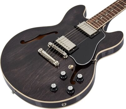 Semi-Acoustic Guitar Gibson ES-339 Transparent Ebony Semi-Acoustic Guitar - 3