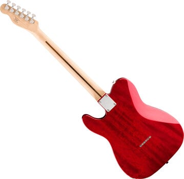 Electric guitar Fender Squier Affinity Series Telecaster FMT SH LRL Crimson Red Transparent Electric guitar - 2