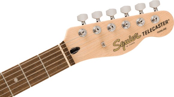 E-Gitarre Fender Squier Affinity Series Telecaster Thinline LRL Olympic White E-Gitarre - 5