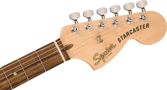 Halvakustisk guitar Fender Squier Affinity Series Starcaster Deluxe LRL Olympic White Halvakustisk guitar - 5