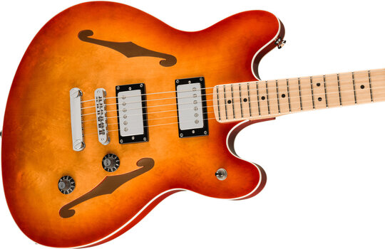 Halvakustisk guitar Fender Squier Affinity Series Starcaster Deluxe MN Sienna Sunburst Halvakustisk guitar - 4