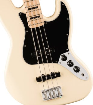 E-Bass Fender Squier Affinity Series Active Jazz Bass MN Olympic White E-Bass - 3