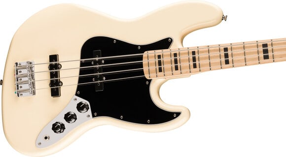 Elektrische basgitaar Fender Squier Affinity Series Active Jazz Bass MN Olympic White Elektrische basgitaar - 4