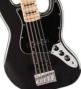 5-string Bassguitar Fender Squier Affinity Series Active Jazz Bass V MN Black Metallic 5-string Bassguitar - 3