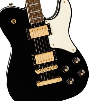 Electric guitar Fender Squier Paranormal Troublemaker Telecaster Deluxe LRL Black Electric guitar - 3